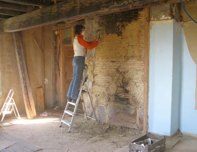 cleaning chimney