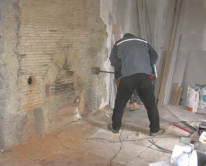 drilling ventilation holes